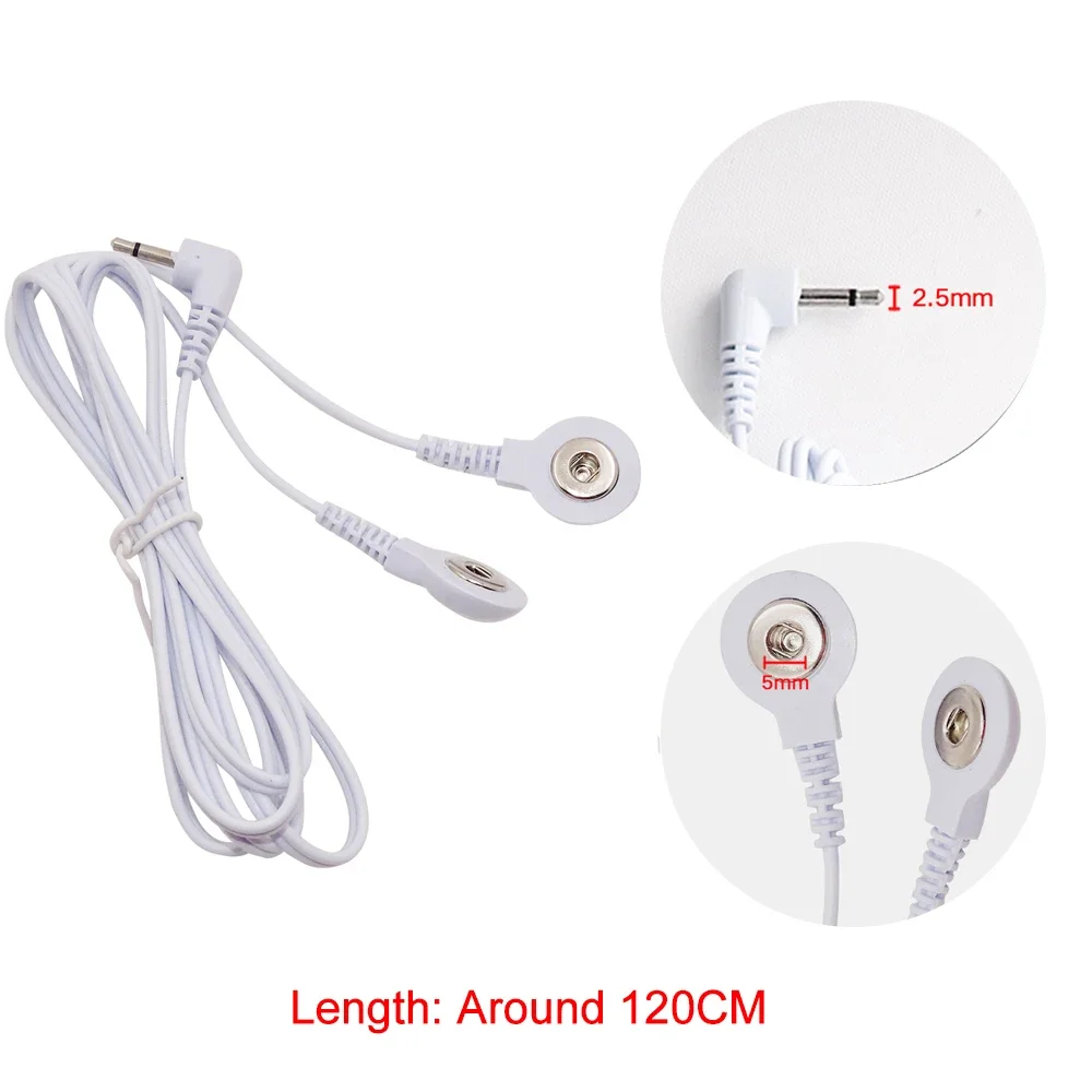 1 par de fibra respirável eletroterapia massageador luvas eletrodo com cabo eletrodo máquina eletrodo luvas para dezenas mechines