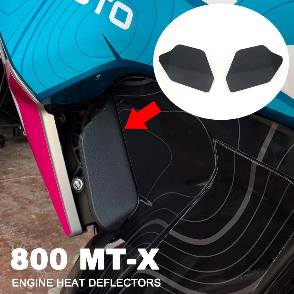 800Mt-X Accessories Side Fairing Engine Deflector for Cfmoto 800 Mtx Motorcycle Radiator Airflow Air Deflectors Heat Deflector