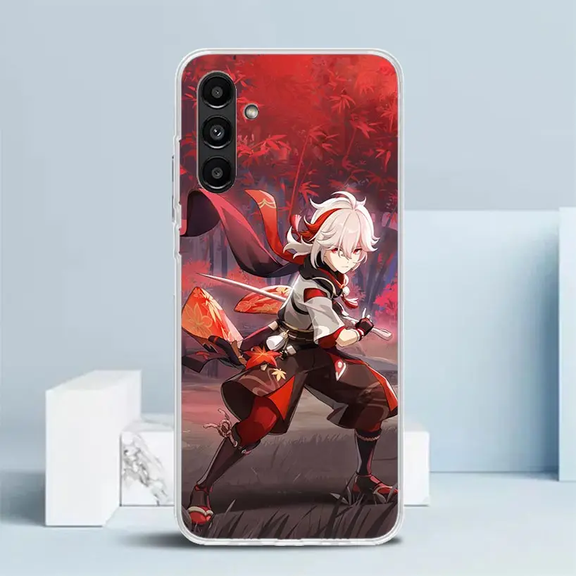 Kazuha Genshin Impact Phone Case For Samsung Galaxy A15 A14 A13 A12 A55 A54 A53 A52 A35 A34 A33 A32 A25 A24 A23 A22 A04S A03S A0