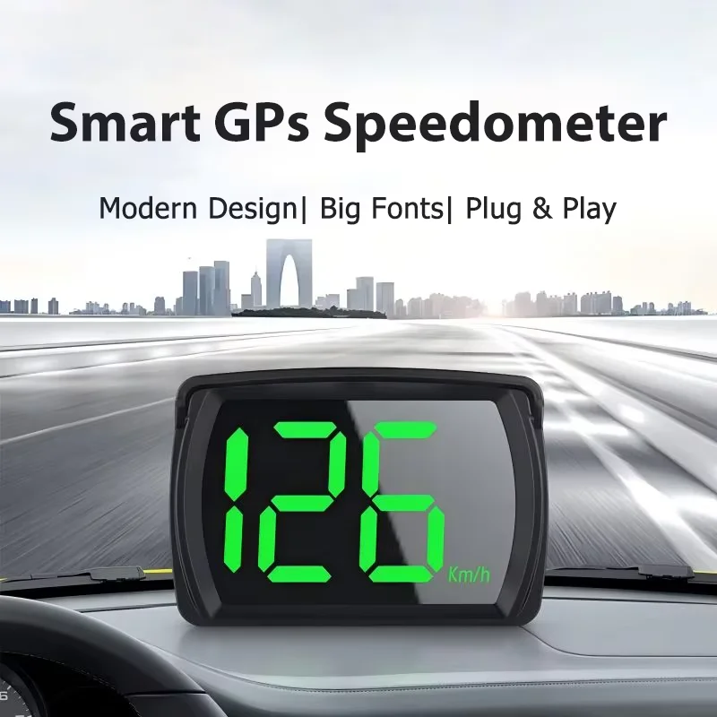 Car Speedometer HUD Head-Up Display Digital Speed Meter Vehicles Truck Windshield Projector Auto Electronics Accessories