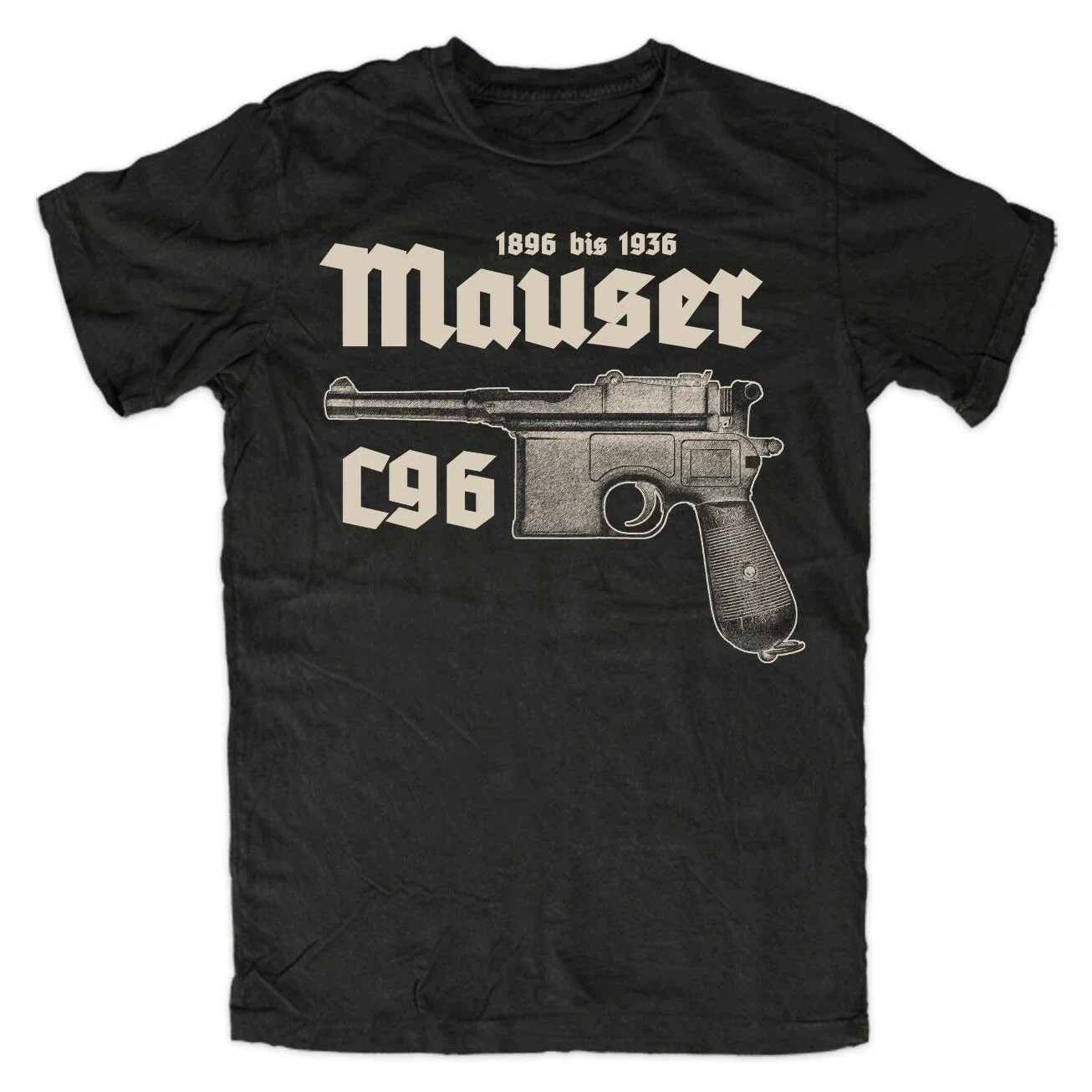 Greman Mauser C96 Self-loading Pistol Premium T-Shirt. Summer Cotton Short Sleeve O-Neck Mens T Shirt New S-3XL