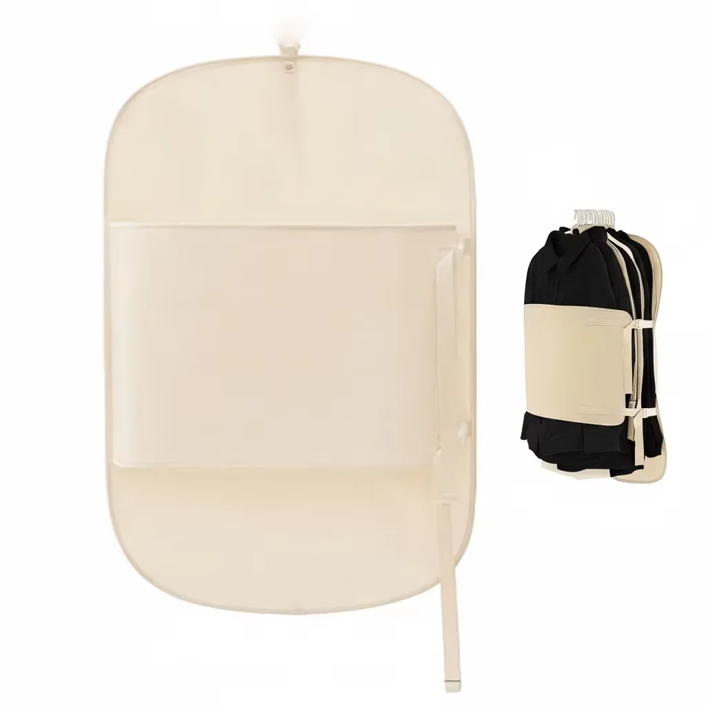 1pc Closet Compression Hanging Bag Down Jackets Coats Space Saving 50% Bedroom Accessories Clothing Organizer