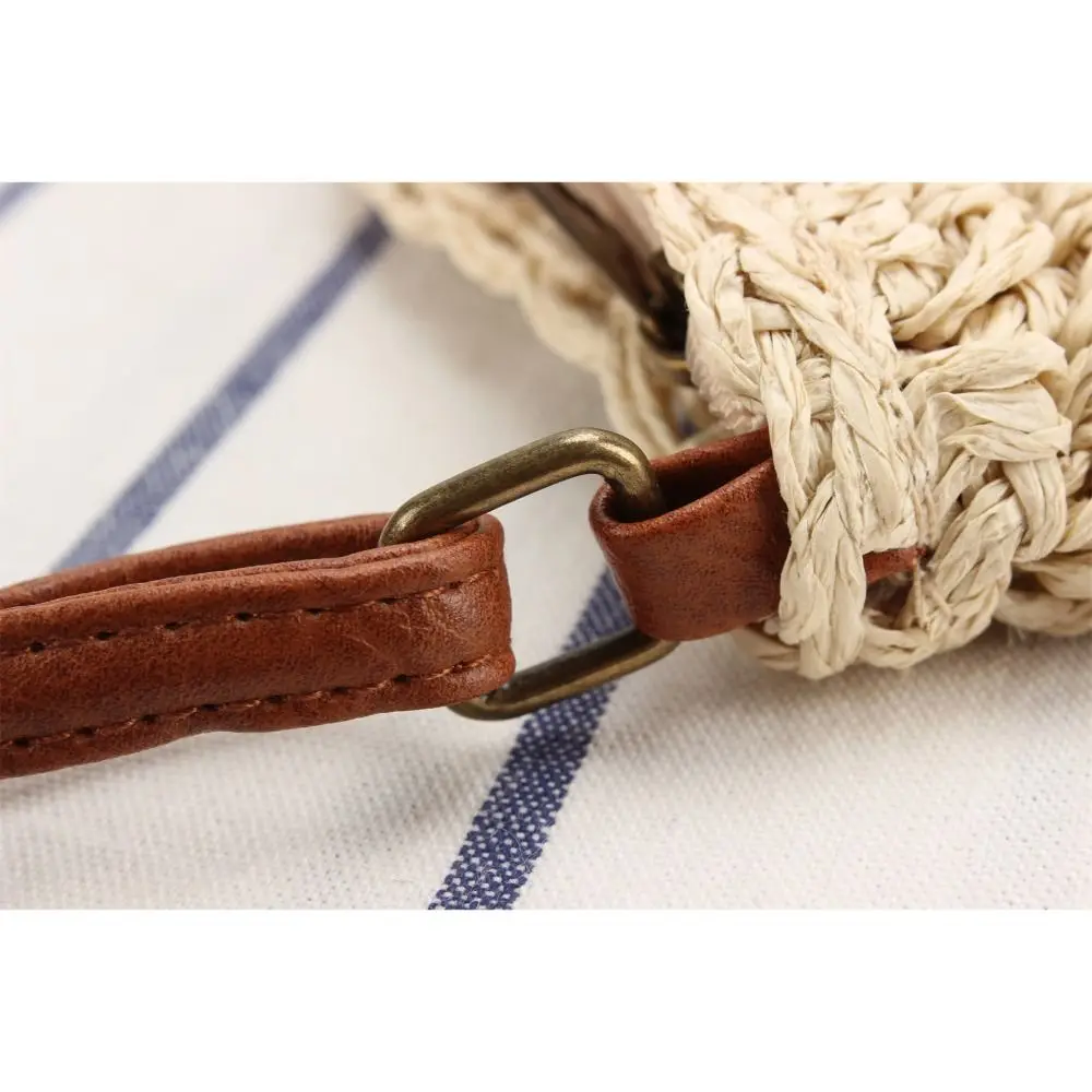 Casual Woven Straw Beach Bags Women Handbags Summer Straw Shoulder Crossbody Bag