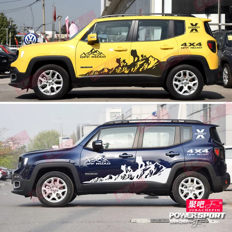 

Car Sticker Vinyl Decal FOR Jeep Renegade Sports Decoration Custom Film Accessories