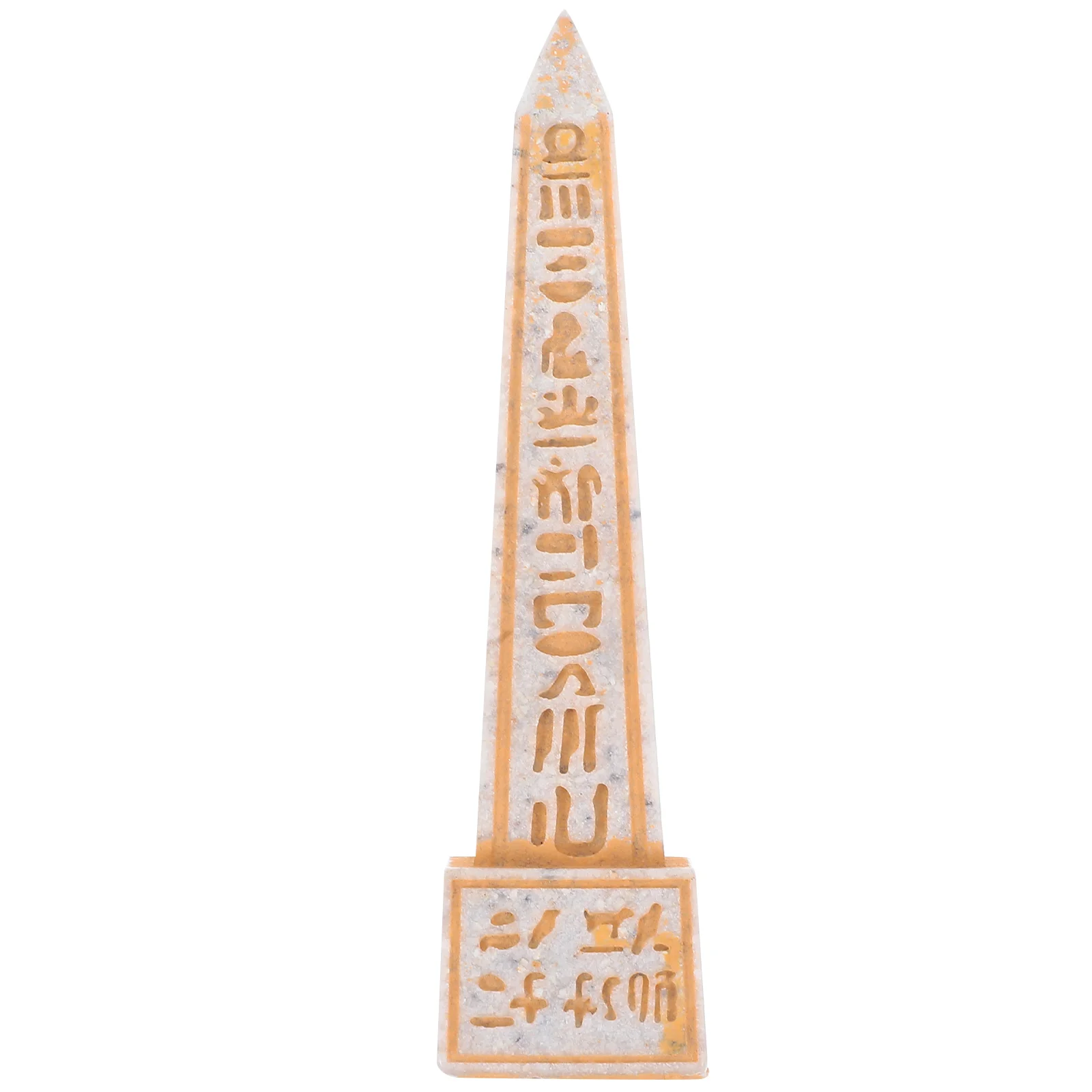 

Psychological Sandplay Obelisk Tower Figurine Home Decor Ancient Obelisk Miniature Model