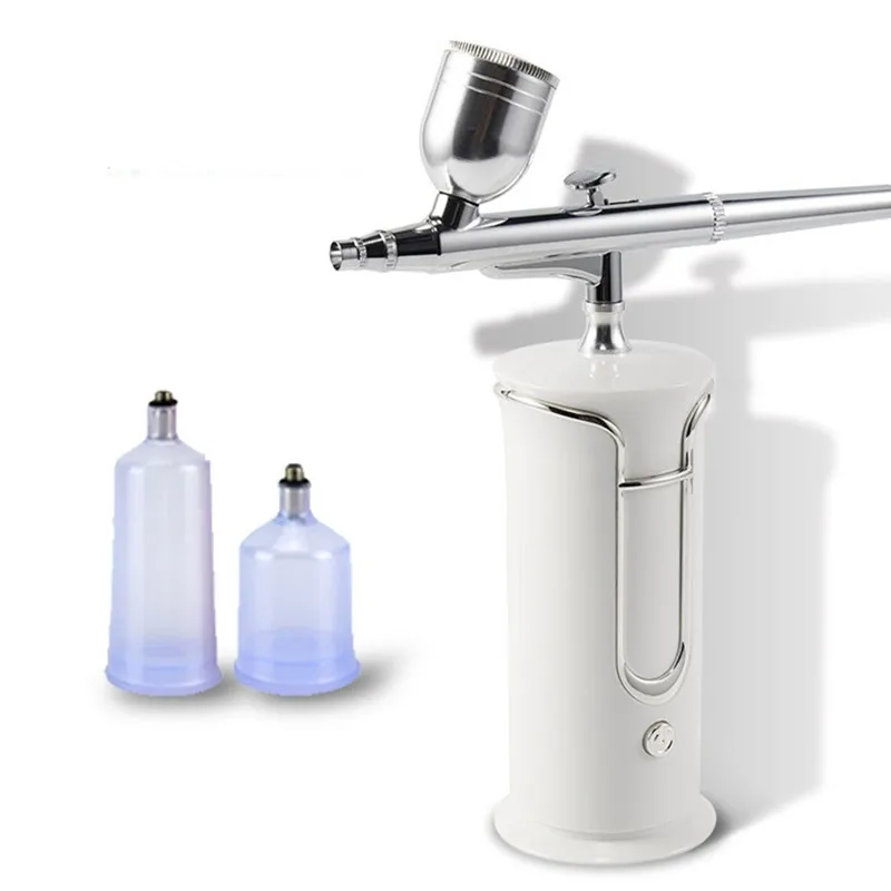 Portable Airbrush Oxygen Injection Meter Handheld Water Oxygen Meter High Pressure Gun Atomization Refill Skin Spray Beauty