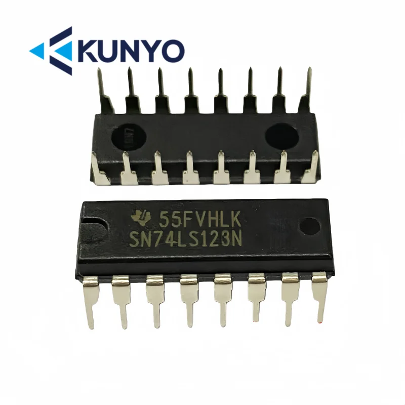 (5pcs) SN74LS123N 74LS123 HD74LS123P DIP Brand new original genuine chip