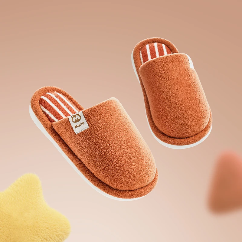 

Детские зимние хлопковые тапочки Веселый Марио, домашние тапочки для мальчиков и девочек