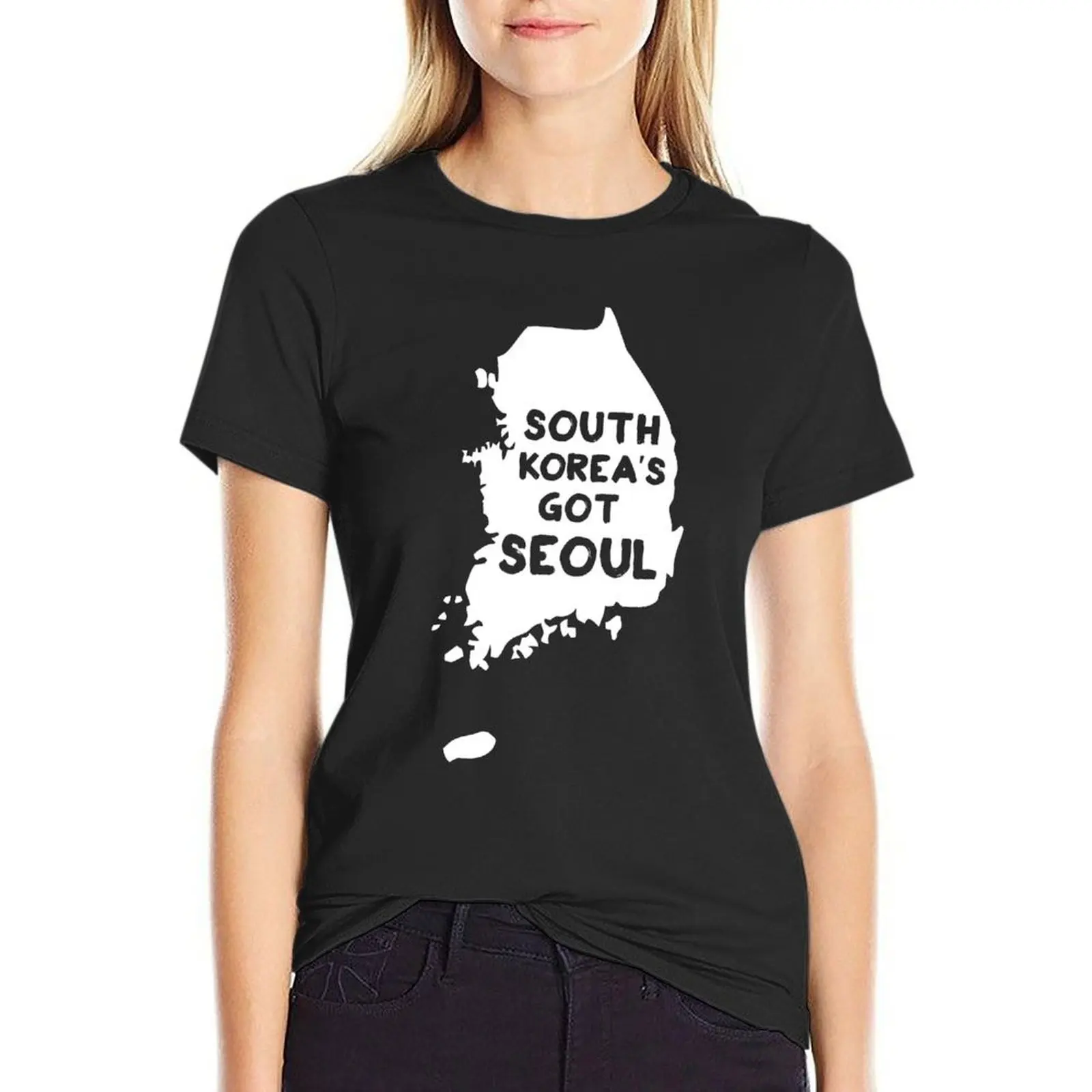 South Korea's Got Seoul T-Shirt animal print shirt for girls tees summer clothes for Women