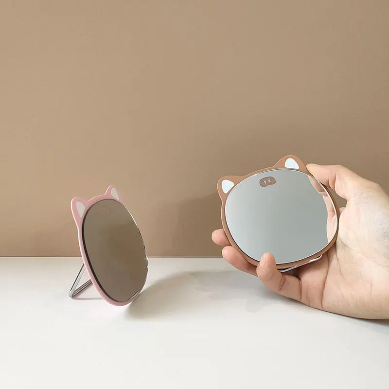 

Standing Folding Mirror Round Small Modern Mini Mirror Design Desk Ev Dekorasyon Aksesuarlar Home Decoration Accessories