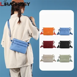 Fashion Solid Color Ladies Shoulder Bag 2022 New Small Women's Mobile Phone Bag High Quality Nylon Women Messenger Bags Bolsos