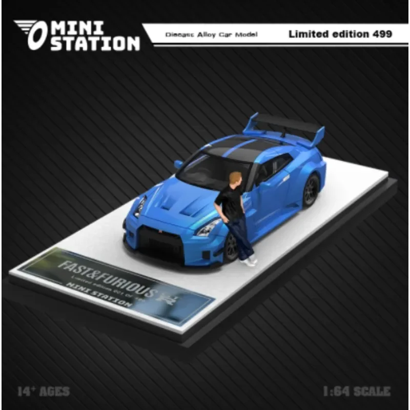 

Small toysTIME MICRO 1:64 GTR R34 open cover Fast & Furious Model Car