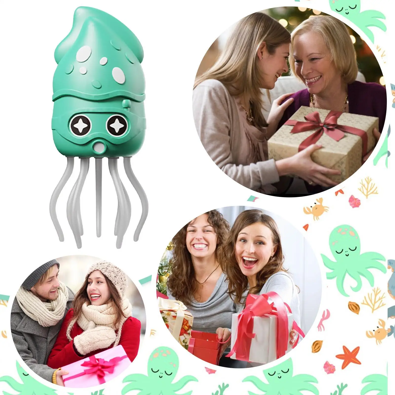 Toy Octopus Dancing Music Squid Wiggling Robot With Lights And Music Learning Activities For Kids 3 Years Boys Birthday