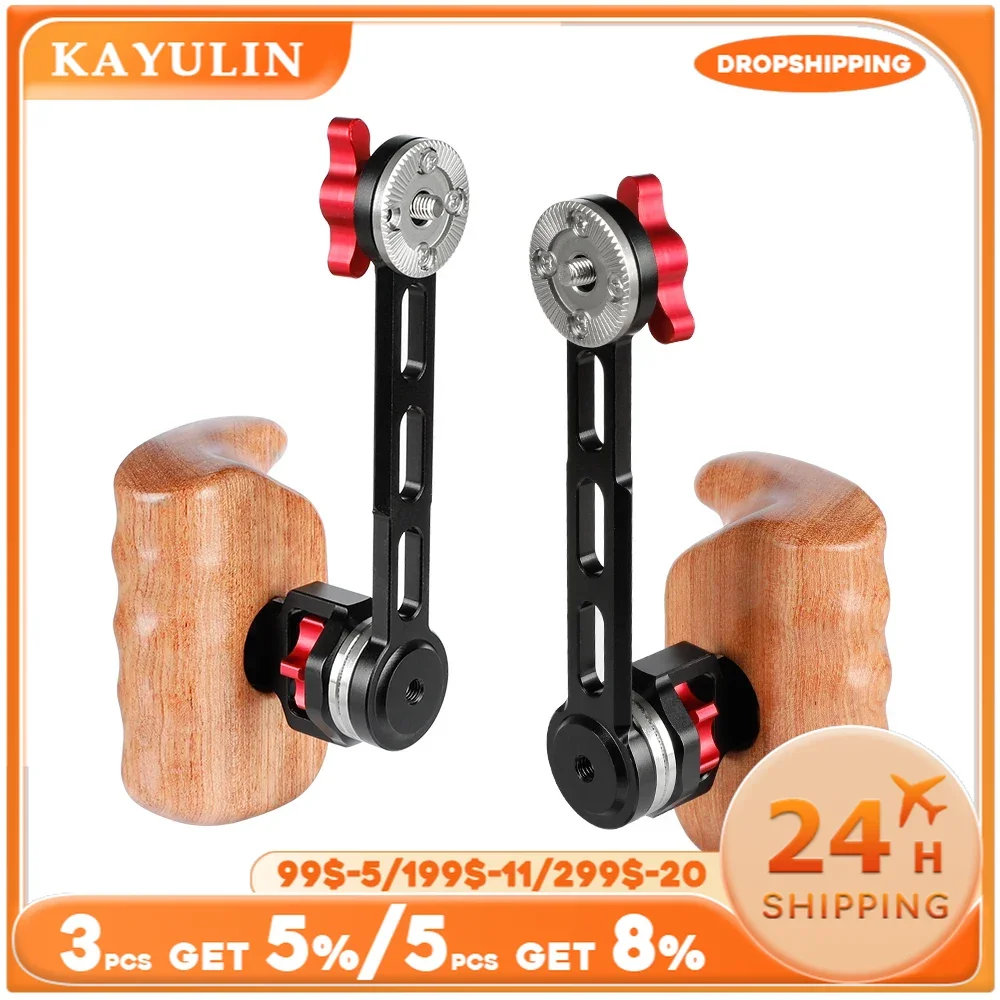 Kayulin Wooden Handle (Left&Right) with Nato Rail Rosette Extension Arm