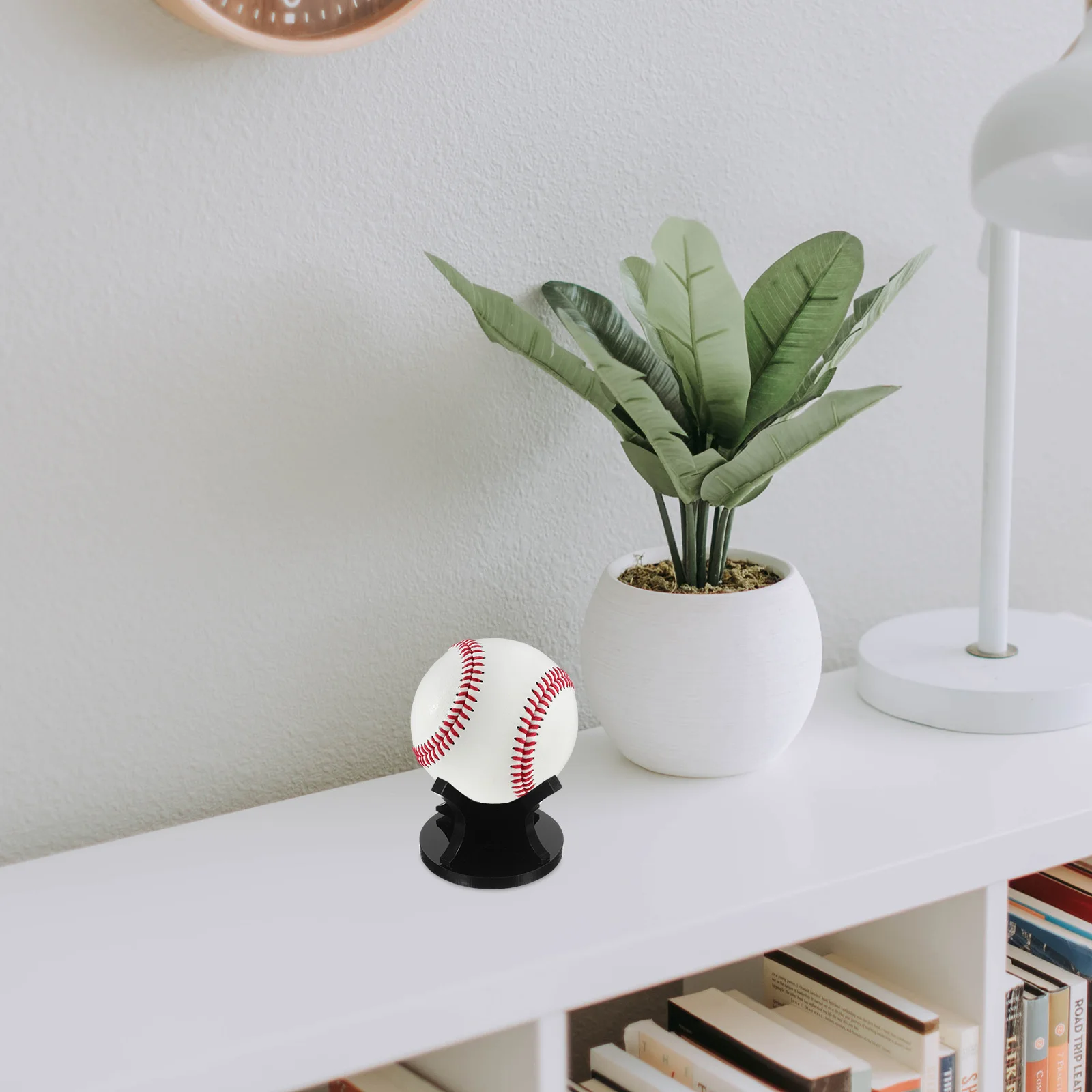 

3 Pcs Baseball Display St Acrylic Holder Black Color Long Term Use Decorative Small Ball St Multi Function Stable Design