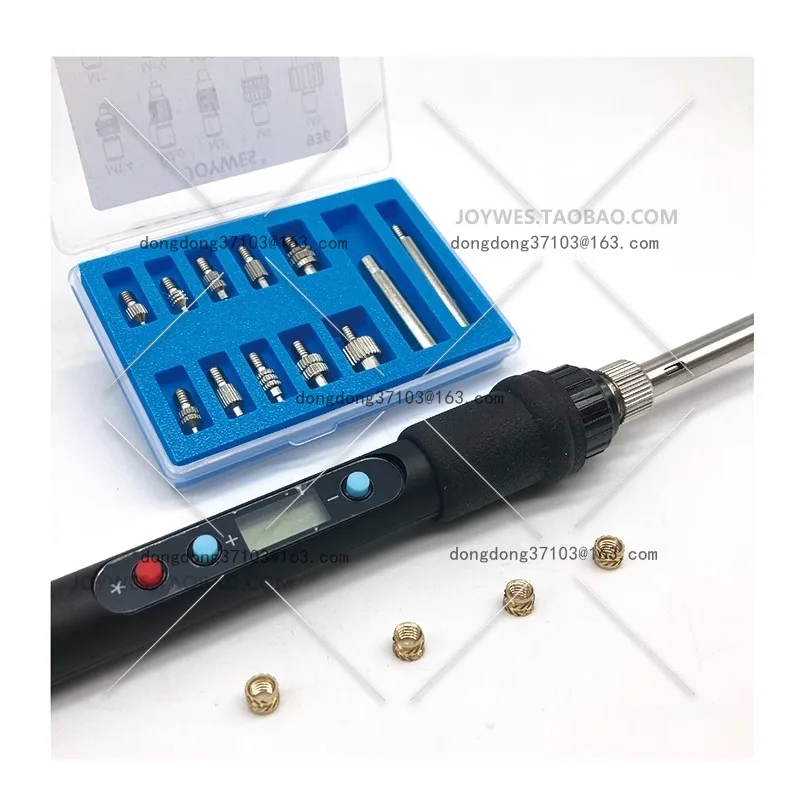 Máquina de implantación de tuercas de fusión en caliente, implantación de plástico, prensa en caliente M1-M8, máquina de introducción de tuercas de fusión en caliente, herramienta, tuerca de Tuba