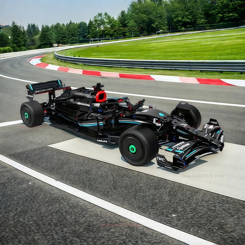 تقنية F1 W14 E أداء 1642PCS طقم بناء نموذج سيارة سباق 42171 لعبة سيارة رياضية فائقة التجميعية لعبة عرض ديكور