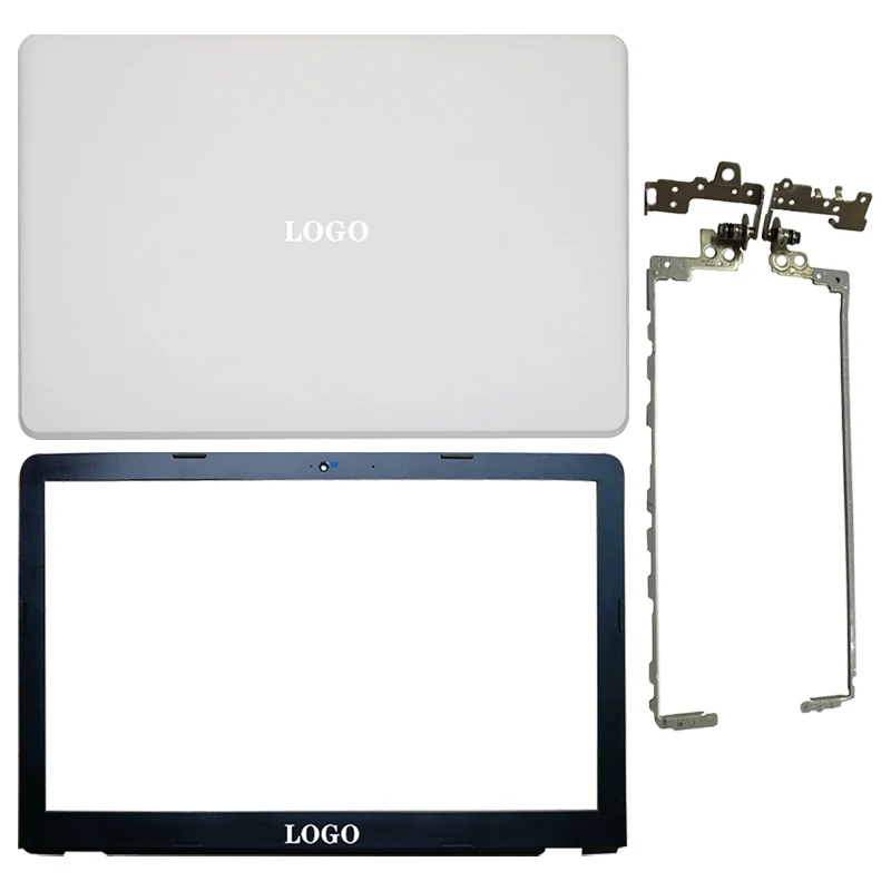 Imagem -01 - Tampa Traseira do Lcd para o Portátil Moldura Dianteira Dobradiças Branco Pavilhão de hp 15-bs 15t-bs 15-bw 15z-bw 250 g6 255 g6 Novo tampa traseira do lcd para o portatil moldura dianteira dobradicas branco pavilhao de hp 15 bs 15t bs 15 bw 15z bw 250 g6 255 g6 novo 01