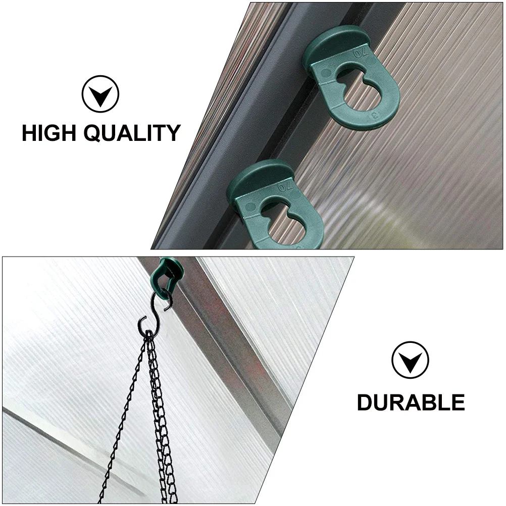 20Pcs Hanging Flowerpot Hooks Durable Plastic Bonsai Pot Hangers Home Garden Decor Flowerpot Hook Bonsai Hanging Hook