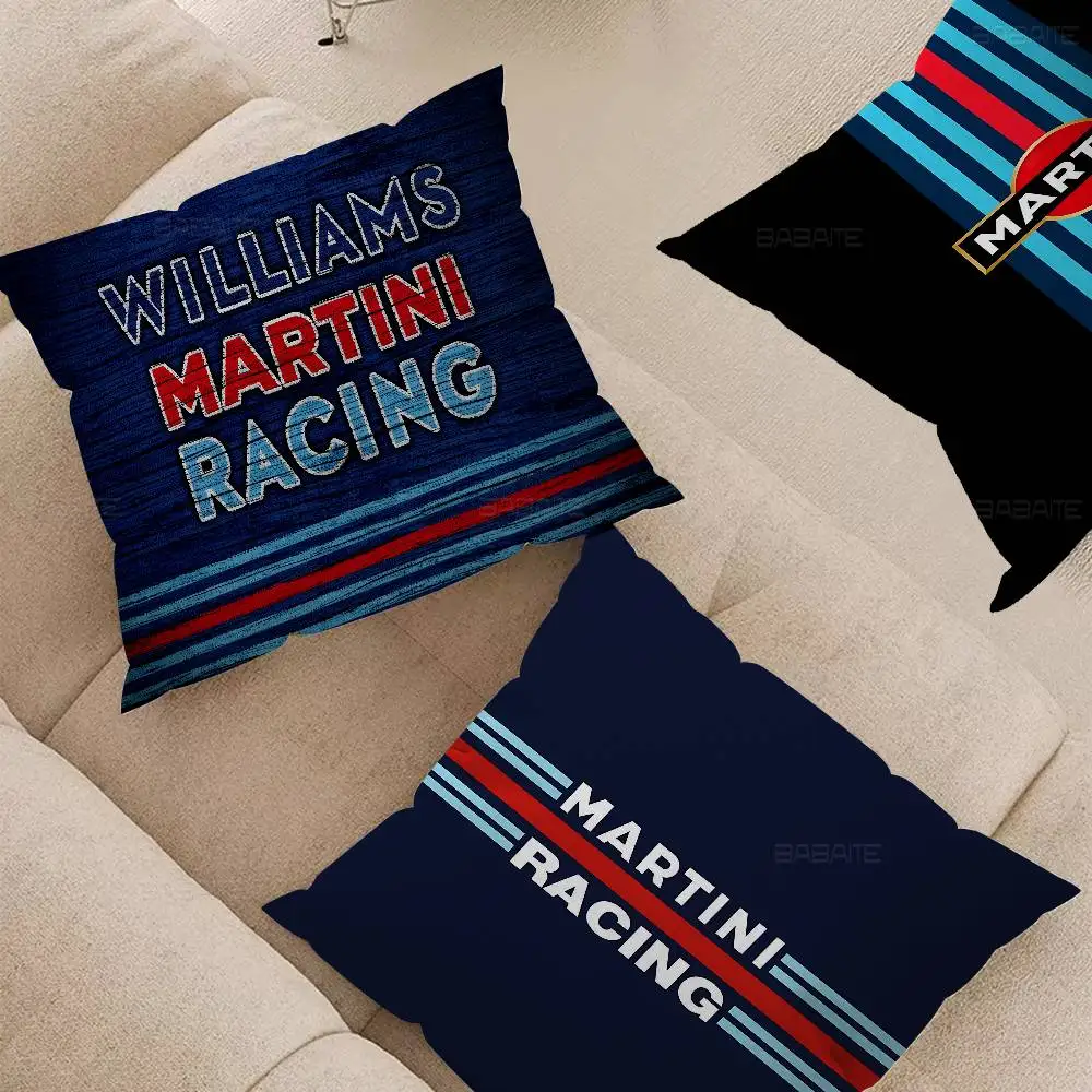 M-Martinis سباق وسادة هدية ديكور غرفة نوم المنزل أريكة غطاء وسادة السيارة 45x45 #2