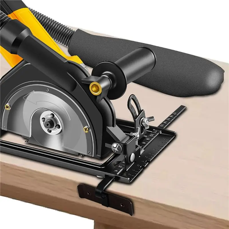 M12K-2X 45°Adjustable Cutting Depth Positioning Bracket Angle Grinder Retrofit Cutting Machine Slotting Base For 100-125MM