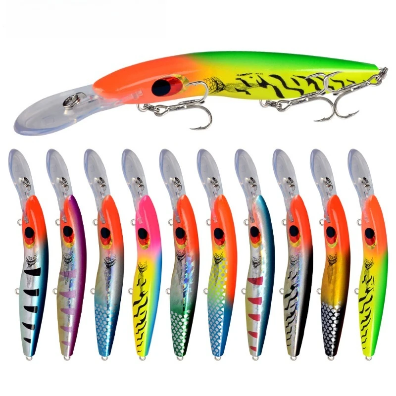 

2pcs 16cm/26g Minnow Durable Simulate Fishing Artificial Lures Wobbler Bending Trolling for Freshwater Carnivorous Fish