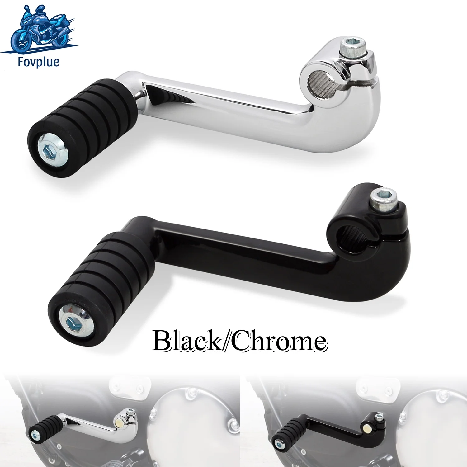 

Motorcycle Mid Control Shift Lever Shifter Pedal Aluminum Accessories For Harley Sportster XL 883 1200 2004-2022 Black Chrome