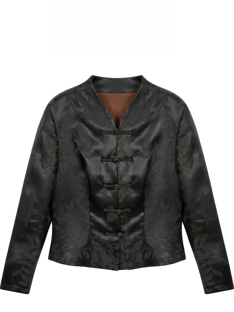 

Mengxi 40, тяжелый шелковый атласный длинный топ и юбка све, весенне-осенний сезон, женский традиционный китайский...