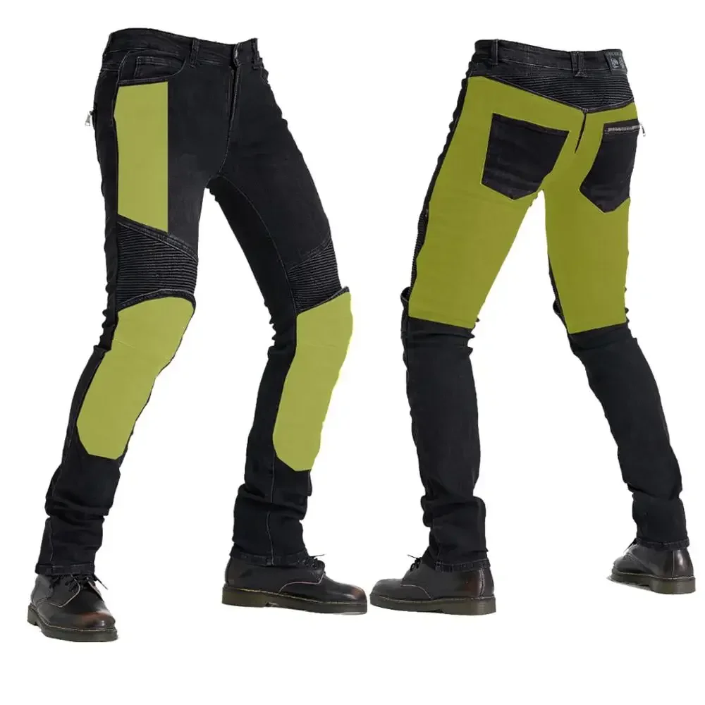 Biker Jeans for Men Motorcycle Riding Pants Reinforce with Aramid Protection Lining Motocross Racing Trousers Denim Jeans