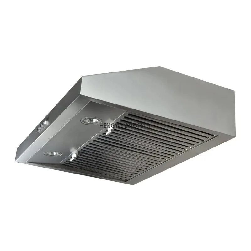 High Quality Commercial Kitchen Smoke Exhaust Customized Cooker Kitchen Stainless Steel Exhaust Range Hood
