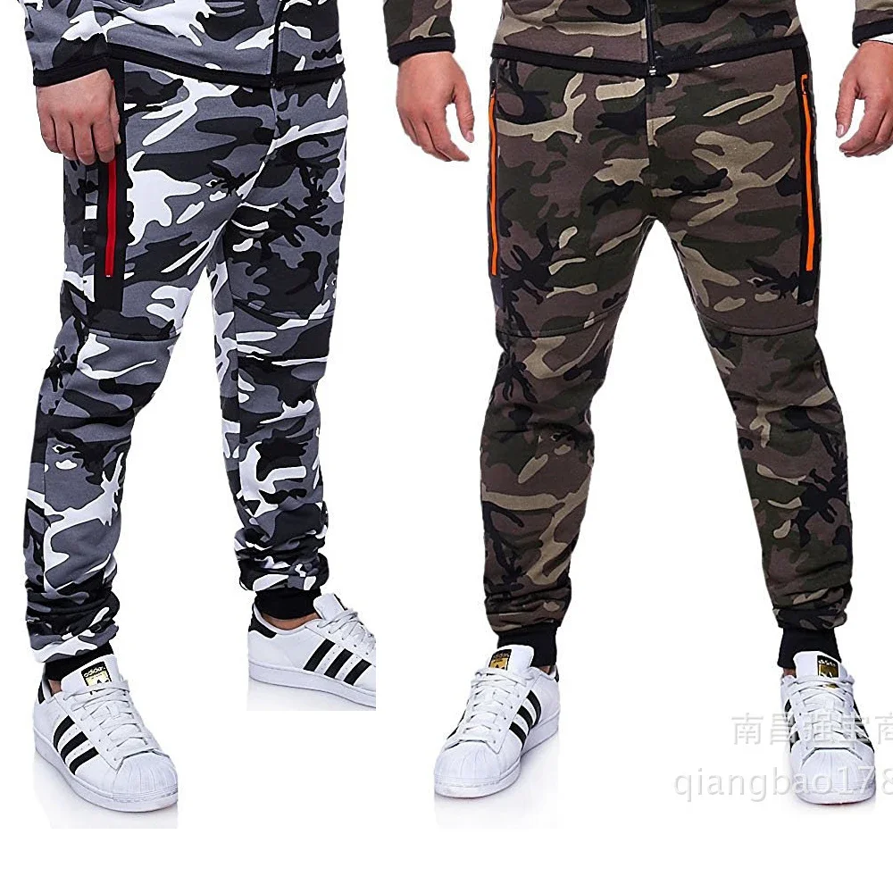 2023 Men's Autumn Sweatpants Camouflage Print Shot Sports Jogging Fitness Casual Oversize Trousers Tactical Clothing Men Clothes