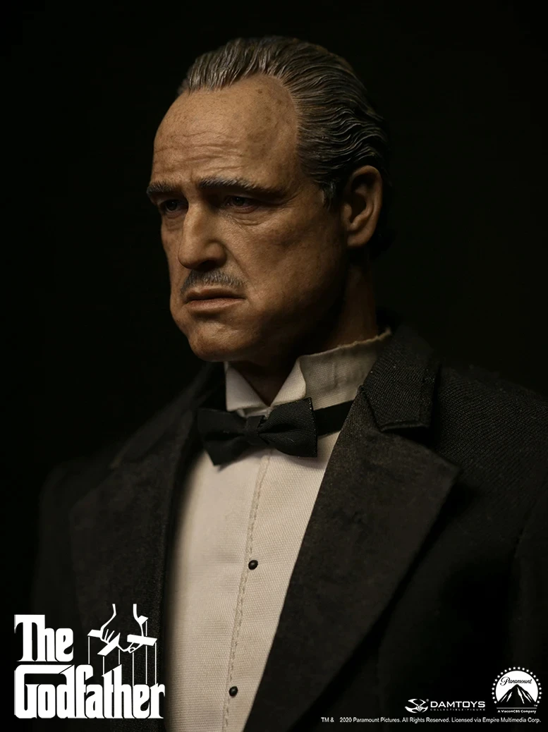 In Stock DAMTOYS DAM DMS033 1/6 Scale Male Godfather Vito Corleone Golden Years Edition 3 Head Full Set 12in Action Figure Model