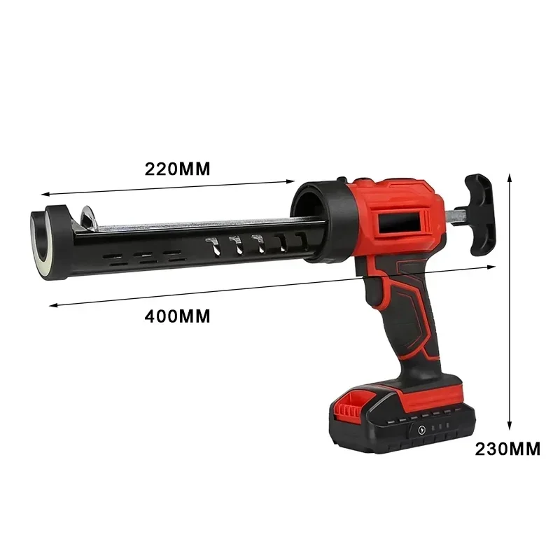 Pistola per calafataggio elettrica per Makita 18V Batteria Cemento Vetro Adesivo Colla Sigillante Strumento Pistola per colla per vetro wireless (Senza batteria