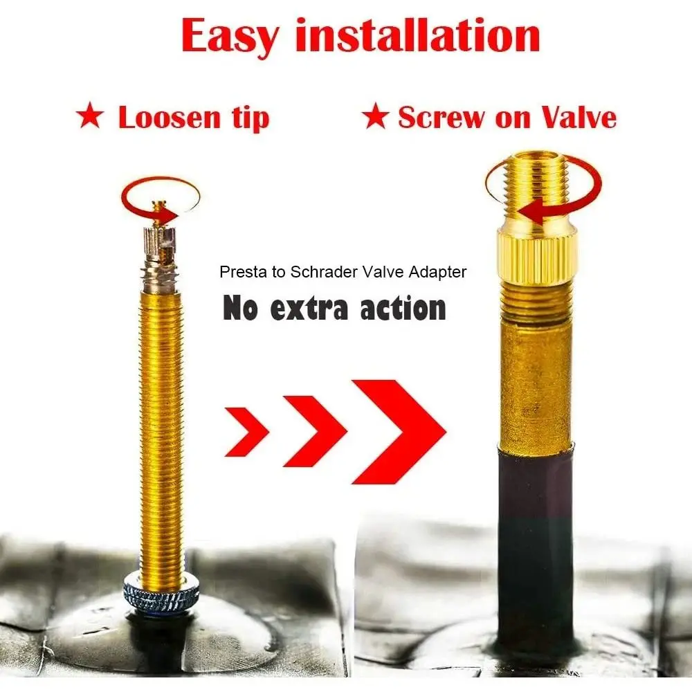 Air Nozzle Bicycle Valves Adapter Pump Needle Inflator Tool Presta Schrader Valve SV/DV Inflatable Device Valve Adapter Tools