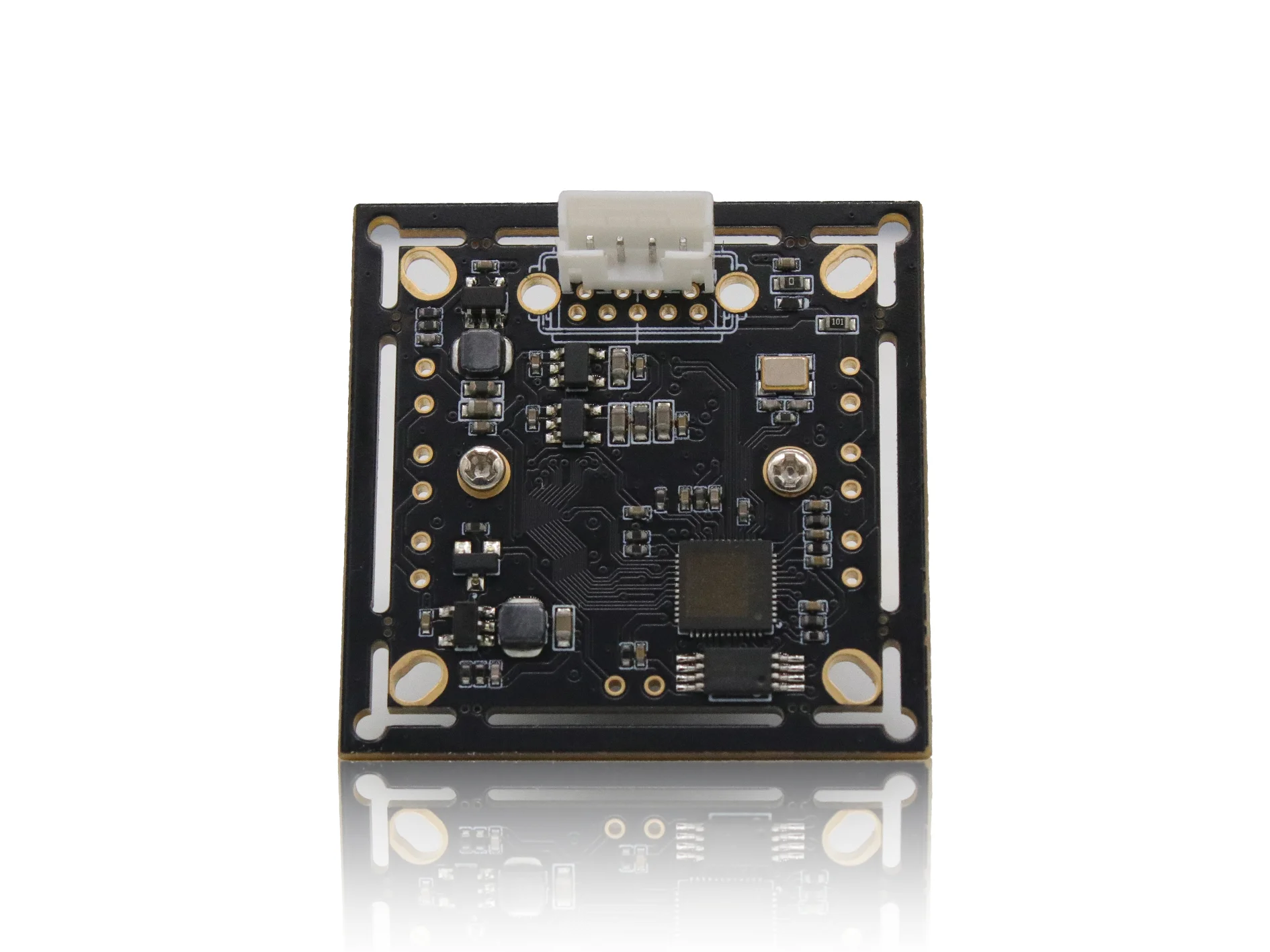 โมดูลกล้อง USB อุตสาหกรรม AR0234 ความละเอียด 2MP สี 1080P 60fps ความเร็วสูง ปรับแสงได้ทั่วโลก 90 °   โฟกัสคงที่สำหรับวัตถุที่เคลื่อนไหว