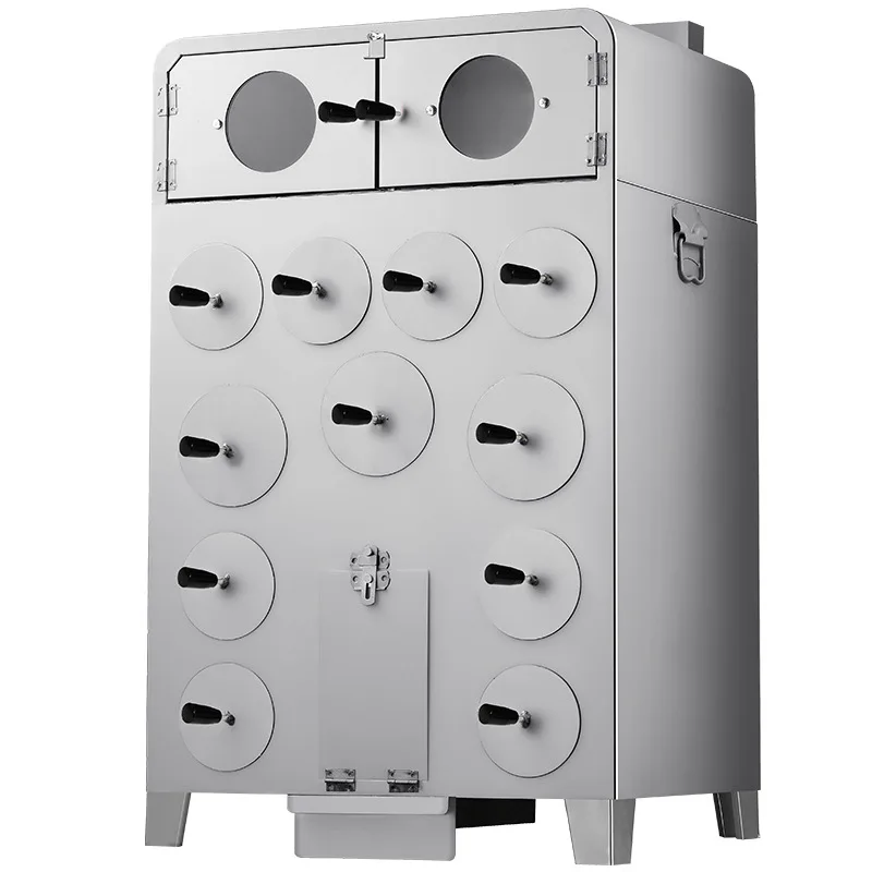 Stainless steel sweet potato machine firewood charcoal gas stove roasted corn and other street stalls are essential