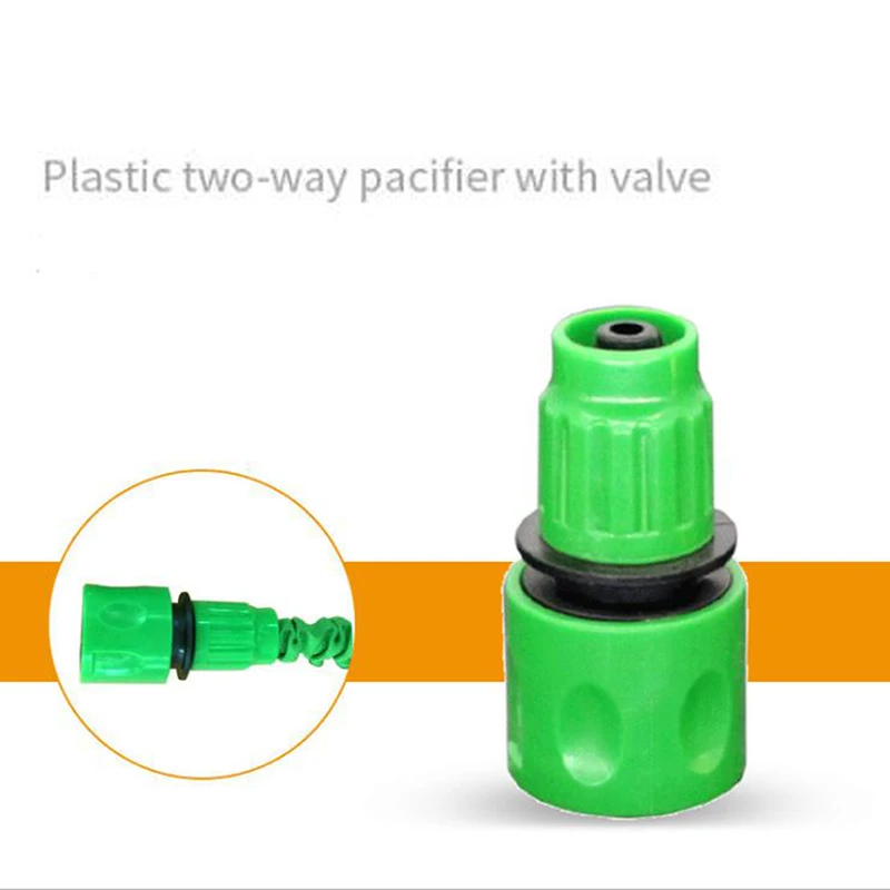 DOne-Way Quick Connector 3/8" Garden Watering Hose irrigation Connector