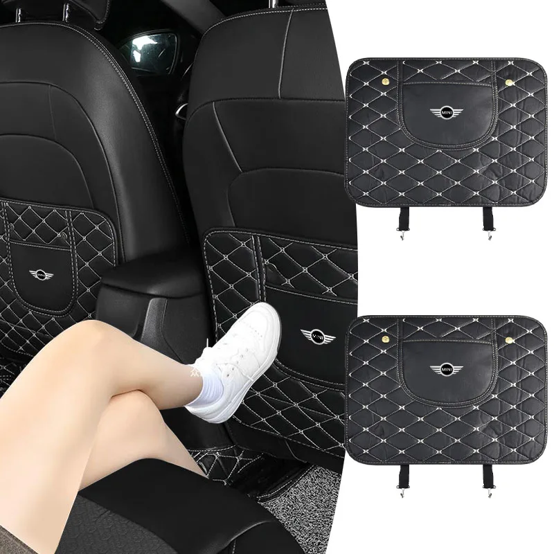 

Auto Sticker Car Anti-kick Pad Interior Auto Seat Back Protector Pads Anti Scratch for BMW Mini Cooper R56 R60 R61 Accessories