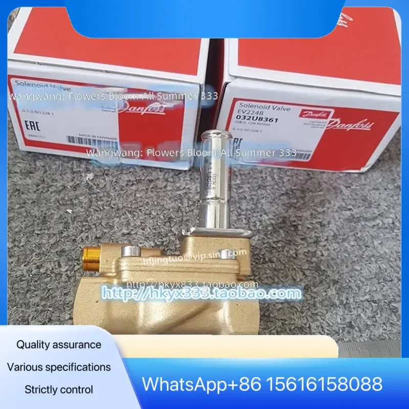 Danfoss EV224B Solenoid Valve 032U8361 032U5363 032U8365 032U454902 Industrial Fluid Control Coil Replacement Part