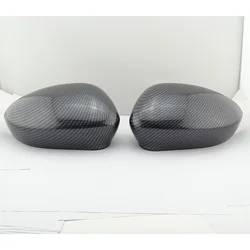 Carbon fiber looking rear view door mirror Cover cap ABARTH Grande Punto evo for FIAT 500 accessories 2007-2019