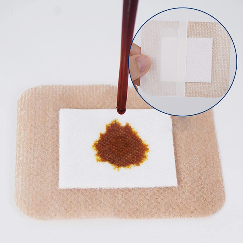 멸균 드레싱 방수 피부 색상 통기성 접착제, 피부 소독 상처 지혈 스티커, 응급처치 붕대, 10 개