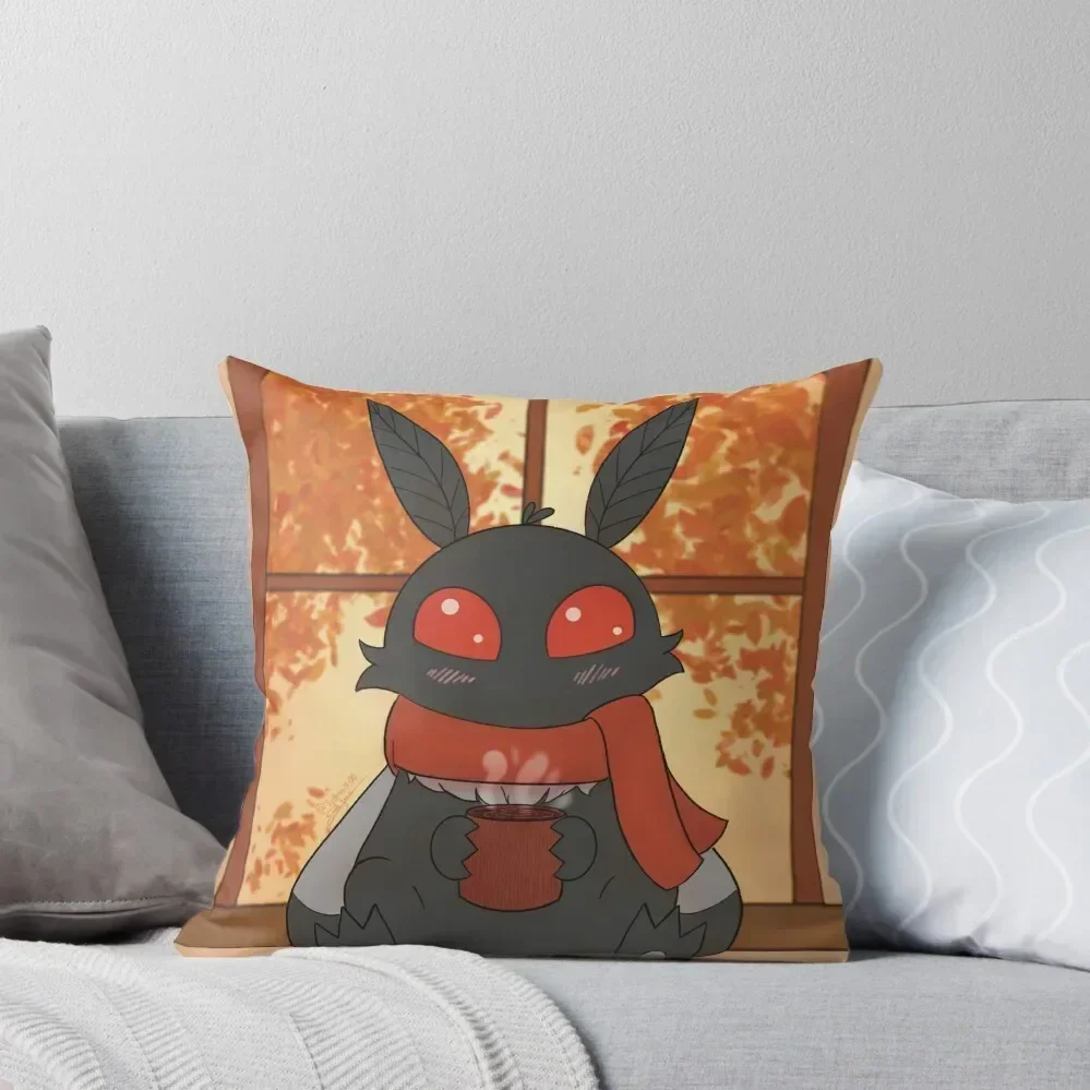 

Mothman tea time (eyes open) Throw Pillow Pillow Cases Decorative Pillowcase Cushion Covers For Sofas Couch Pillows pillow