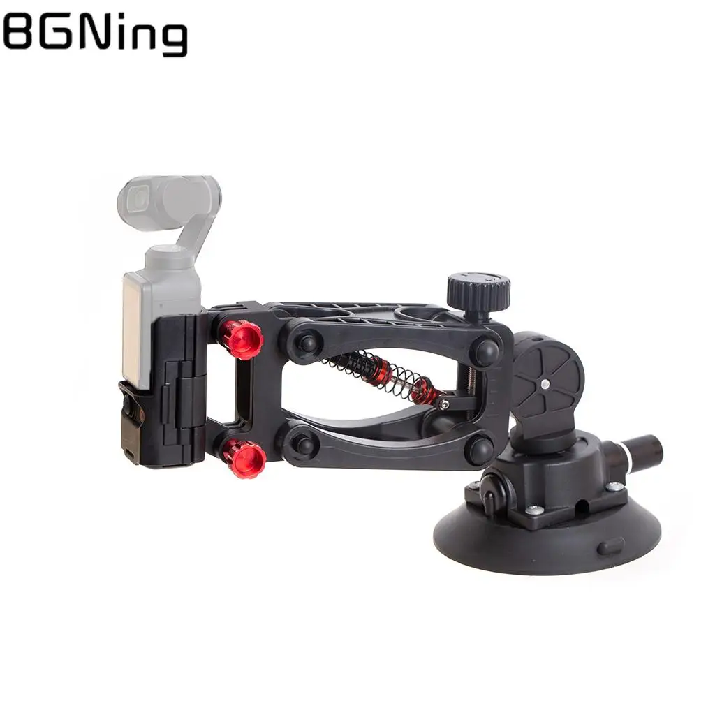 Suporte de carro para DJI Osmo Pocket 3, Câmera Z-Axle, Montagem em ventosa, Suporte para carro, Estabilizador, Pára-brisas, Anexar Sobressalente