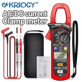 ANENG PN106 AC/DC clamp meter 600A current voltage high precision 4000 counts digital multimeter tester tool for electrician
