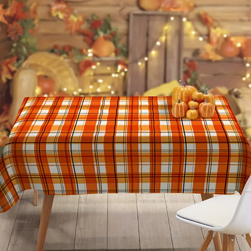 One tablecloth, suitable for home, kitchen, dining room, parties, Halloween and Thanksgiving celebration eventsyzb