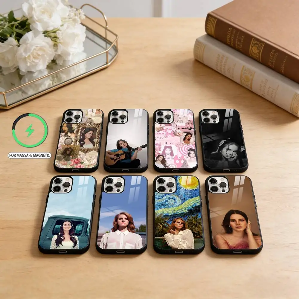 

L-Lana D-Del Rey UltraviolenceS Phone Case For iPhone17,16,15,14,13,12 Pro Max Magnetic For Magsafe Wireless Charging