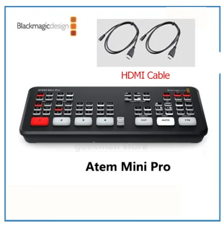 Blackmagic Design ATEM Mini pro Live Stream Switcher Multi-view Recording