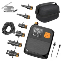Wireless portable electric air pump with touch screen, tourist on-site inflator, kayak, wind wing, SUP, 8000mAh