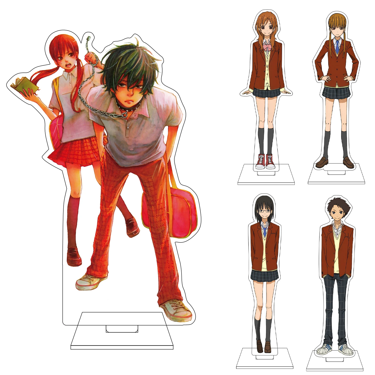 16CM Anime Tonari no Kaibutsu-kun Cosplay Acryl-Figur Ständer Mizutani Shizuku Yoshida Haru Ohshima Chizuru Ornamente Geschenke