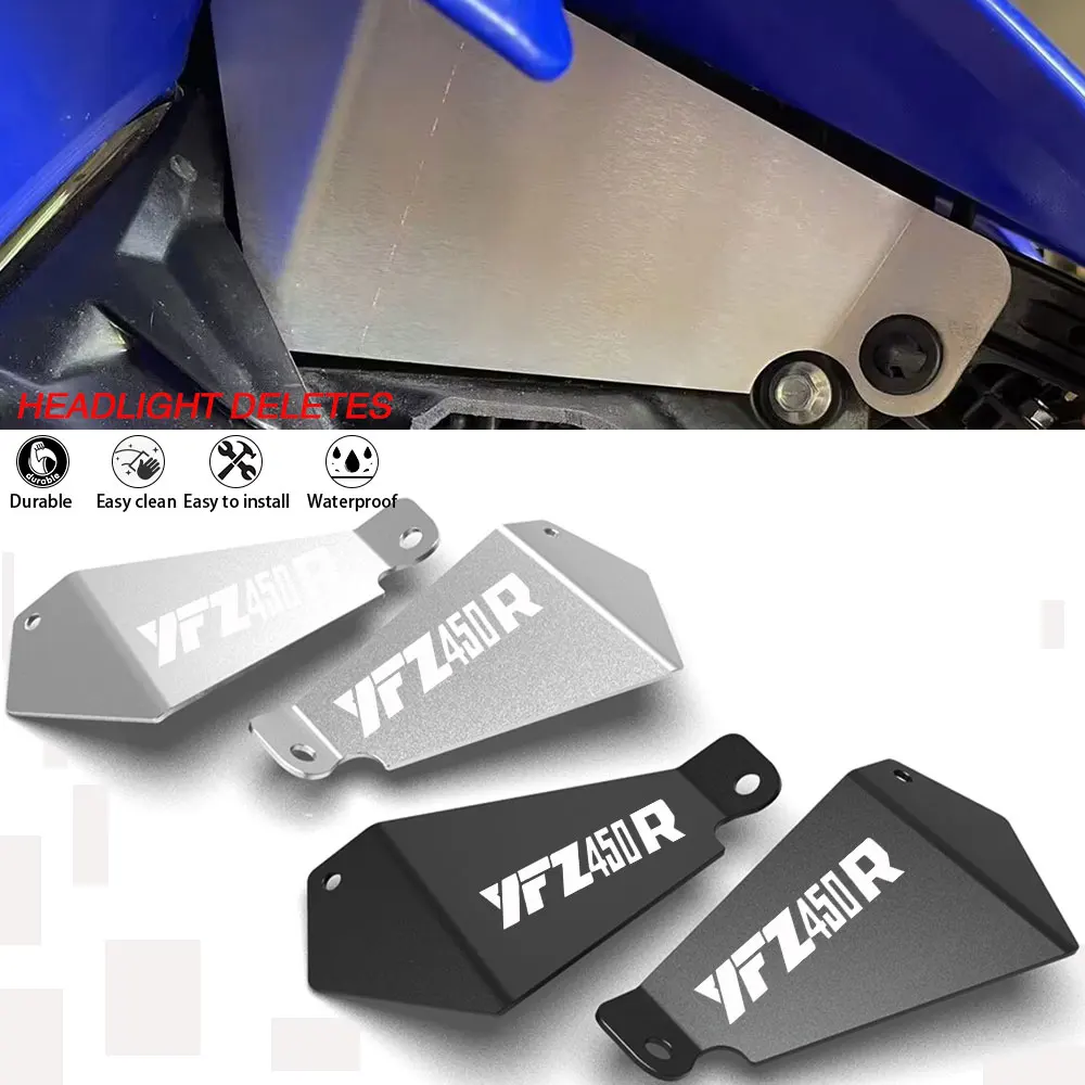 For Yamaha YFZ 450R 450X YFZ450 R/X YFZ450R SE 2009-2023 2022 2024 YFZ450R/SE YFZ450X ATV Accessories Headlight Deletes Guard